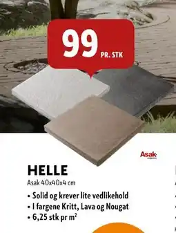 Byggmakker HELLE tilbud