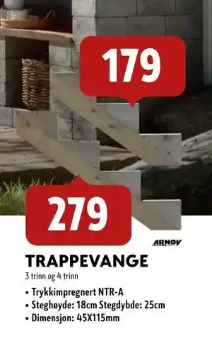 Byggmakker TRAPPEVANGE tilbud