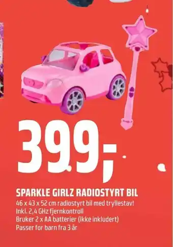 Coop Obs Sparkle girlz radiostyrt bil tilbud