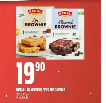 Coop Obs Regal klassisk/lys brownie tilbud