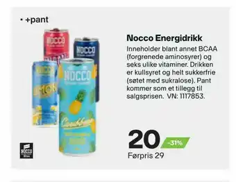 Nocco Energidrikk