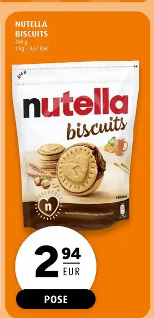 Scandinavian Park NUTELLA BISCUITS tilbud