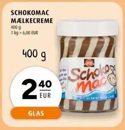 Scandinavian Park SCHOKOMAC MÆLKECREME tilbud