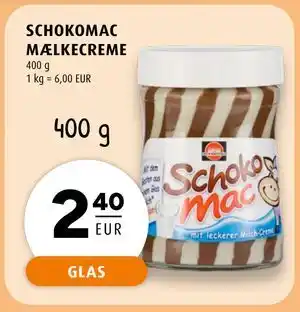 Scandinavian Park SCHOKOMAC MÆLKECREME tilbud