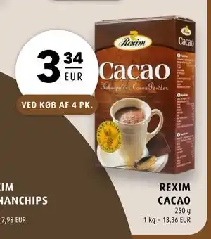 Scandinavian Park REXIM CACAO tilbud