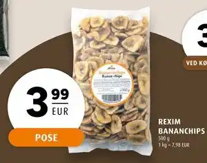 Scandinavian Park REXIM BANANCHIPS tilbud