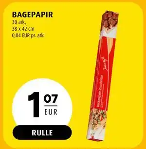 Scandinavian Park BAGEPAPIR tilbud