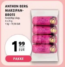 Scandinavian Park ANTHON BERG MARZIPANBROTE tilbud