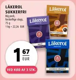 Scandinavian Park LÄKEROL SUKKERFRI tilbud