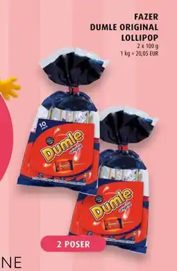 Scandinavian Park FAZER DUMLE ORIGINAL LOLLIPOP tilbud