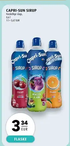 Scandinavian Park CAPRI-SUN SIRUP tilbud