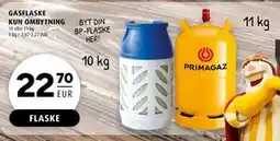 Scandinavian Park GASFLASKE KUN OMBYTNING tilbud