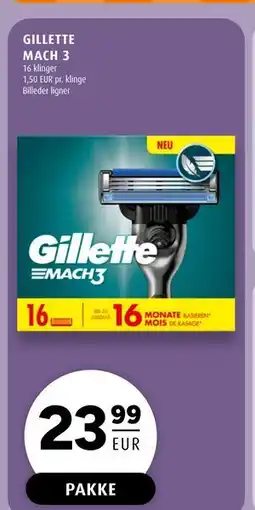 Scandinavian Park GILLETTE MACH 3 tilbud