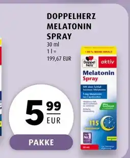 Scandinavian Park DOPPELHERZ MELATONIN SPRAY tilbud
