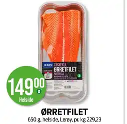 Kiwi ØRRETFILET tilbud