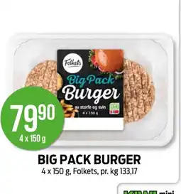 Kiwi BIG PACK BURGER tilbud