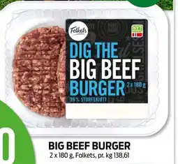 Kiwi BIG BEEF BURGER tilbud