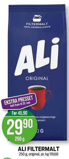 Kiwi ALI FILTERMALT tilbud