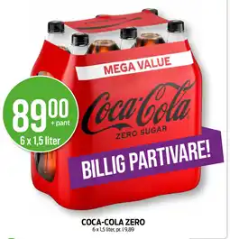 Kiwi COCA-COLA ZERO tilbud