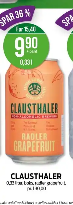 Kiwi CLAUSTHALER tilbud