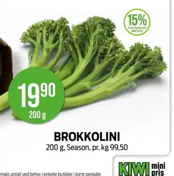 Kiwi BROKKOLINI tilbud