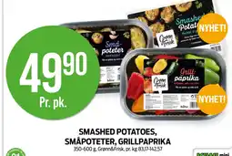 Kiwi SMASHED POTATOES, SMÅPOTETER, GRILLPAPRIKA tilbud