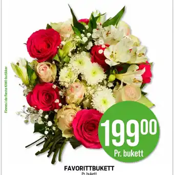 Kiwi FAVORITTBUKETT tilbud