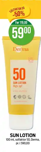 Kiwi SUN LOTION tilbud
