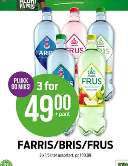 Kiwi FARRIS/BRIS/FRUS tilbud