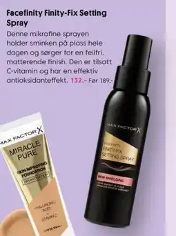VITA Facefinity Finity-Fix Setting Spray tilbud