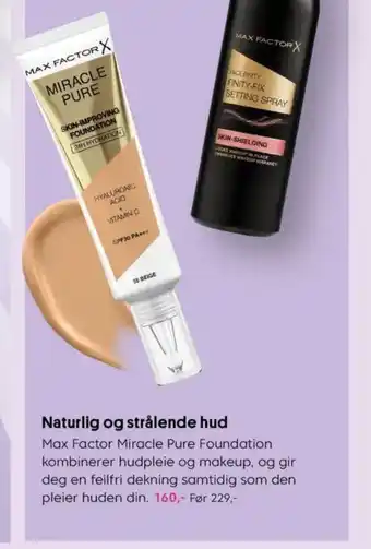 VITA Naturlig og strålende hud tilbud