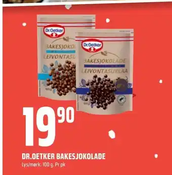 Coop Obs Dr.oetker bakesjokolade tilbud