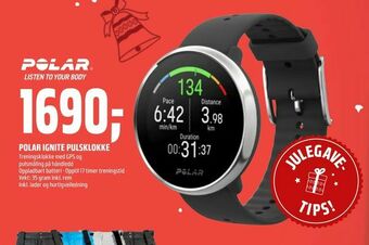 Coop Obs Polar ignite pulsklokke tilbud