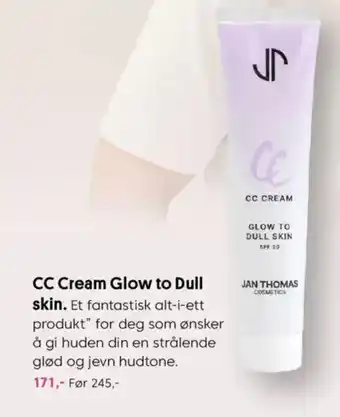 VITA CC Cream Glow to Dull skin. tilbud