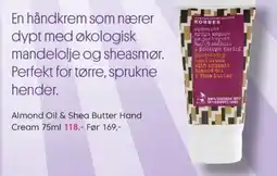 VITA En håndkrem som nærer dypt med økologisk mandelolje og sheasmør. Perfekt for tørre, sprukne hender. tilbud