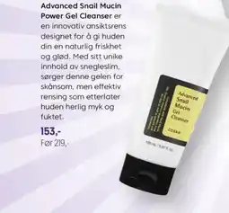 VITA Advanced Snail Mucin power gel cleanser tilbud