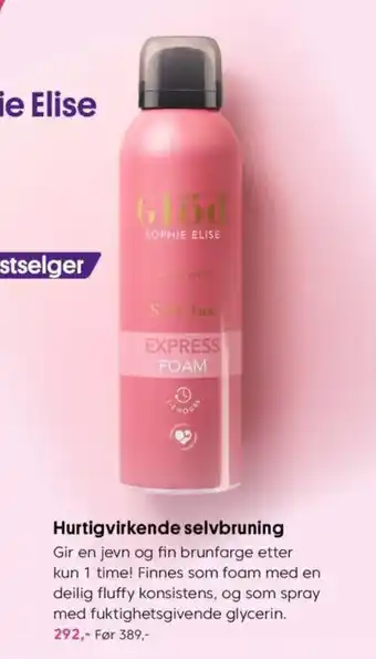 VITA Hurtigvirkende selvbruning tilbud