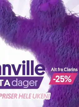 VITA Alt fra Clarins tilbud