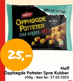 Havaristen Hoff Opphøgde Potteter Sprø Kubber tilbud
