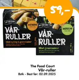 Havaristen The Food Court Vår-ruller tilbud