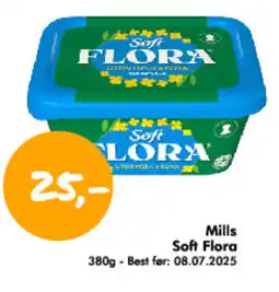 Havaristen Mills Soft Flora tilbud