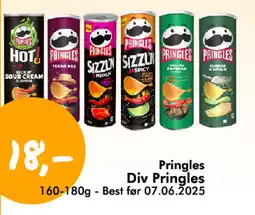 Havaristen Pringles DIV Pringles tilbud
