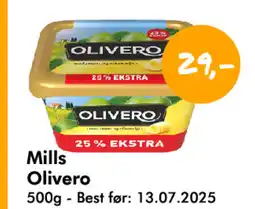 Havaristen Mills OLIVERO tilbud