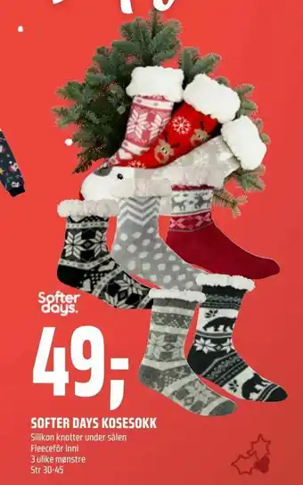 Coop Obs Softer days kosesokk tilbud