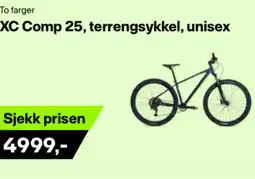 XXL Sport XC Comp 25, terrengsykkel, unisex tilbud