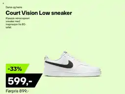 XXL Sport Court Vision Low sneaker tilbud