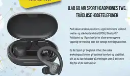 XXL Sport JLAB GO AIR SPORT HEADPHONES TWS, TRÅDLØSE HODETELEFONER tilbud