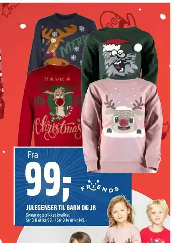 Coop Obs Julegenser til barn og jr tilbud