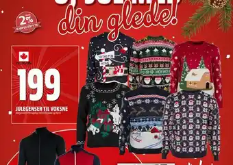 Coop Obs Julegenser til voksne tilbud