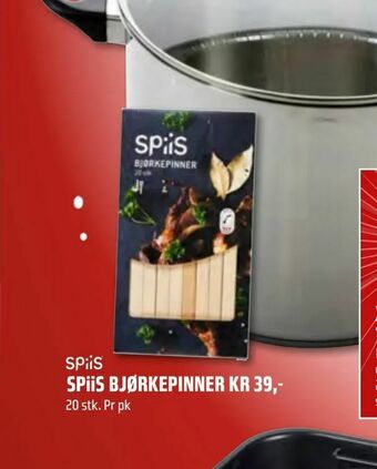 Coop Obs Spiis bjørkepinner tilbud
